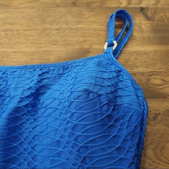 La Blanca sz 8 blue swirl one piece swimsuit - Picture 6 of 16